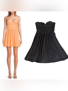 Susana Monaco Wired Ballerina Mini Fit & Flare Dress Strapless Size Medium NEW